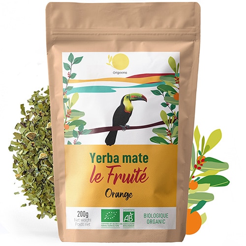 Yerba Maté Orange "Le Fruité" - 200g - Bio