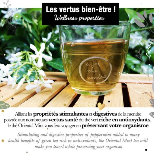 Mint green tea - well-being benefits