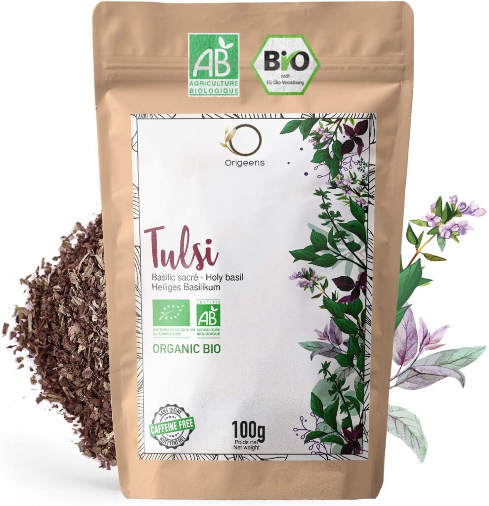 Organic Dried Leaves of Tulsi 100g