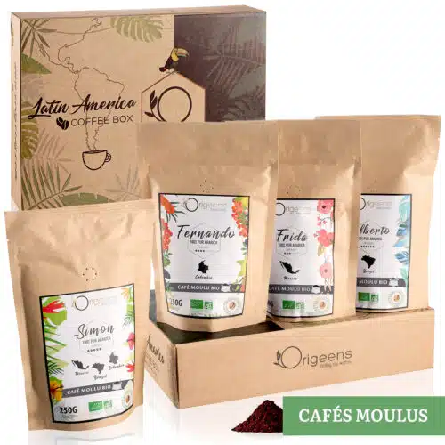 cafés moulus