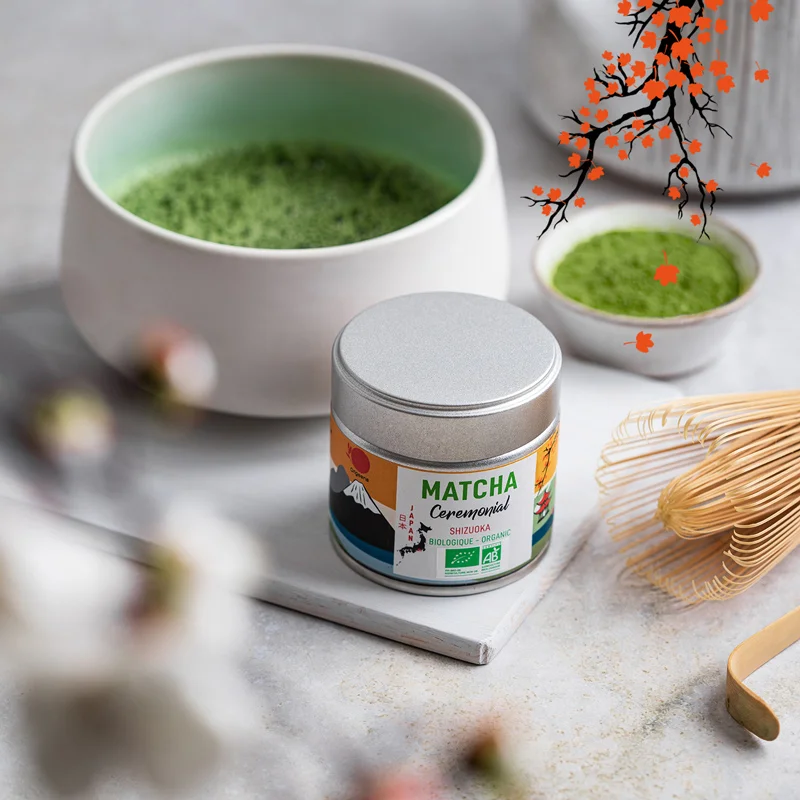 ORIGEENS TE MATCHA CERIMONIALE BIO - Tè matcha BIO giapponese, origine  Shizuoka – Scatola da 30g - Te Matcha in polvere, qualità Cerimoniale -  Matcha Tea : : Alimentari e cura della casa