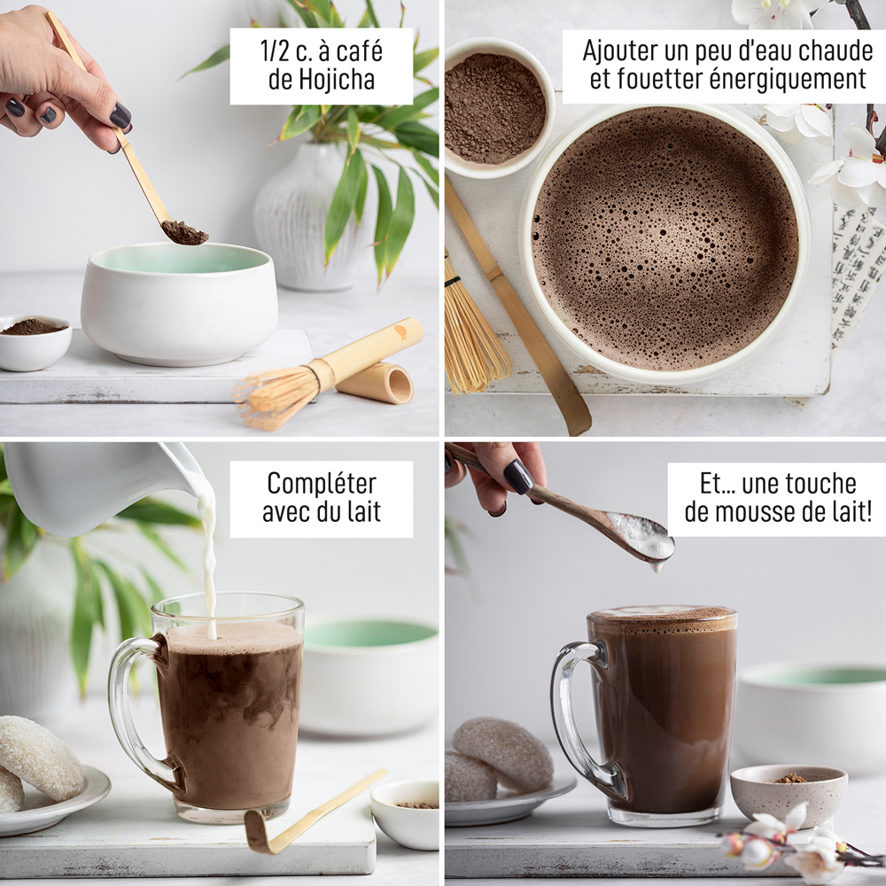 Hojicha Bio Japon Origeens préparation