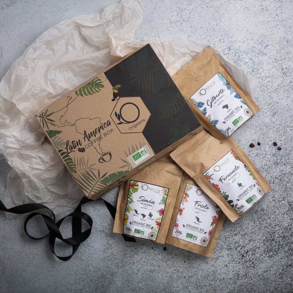 Coffret cafés en grain